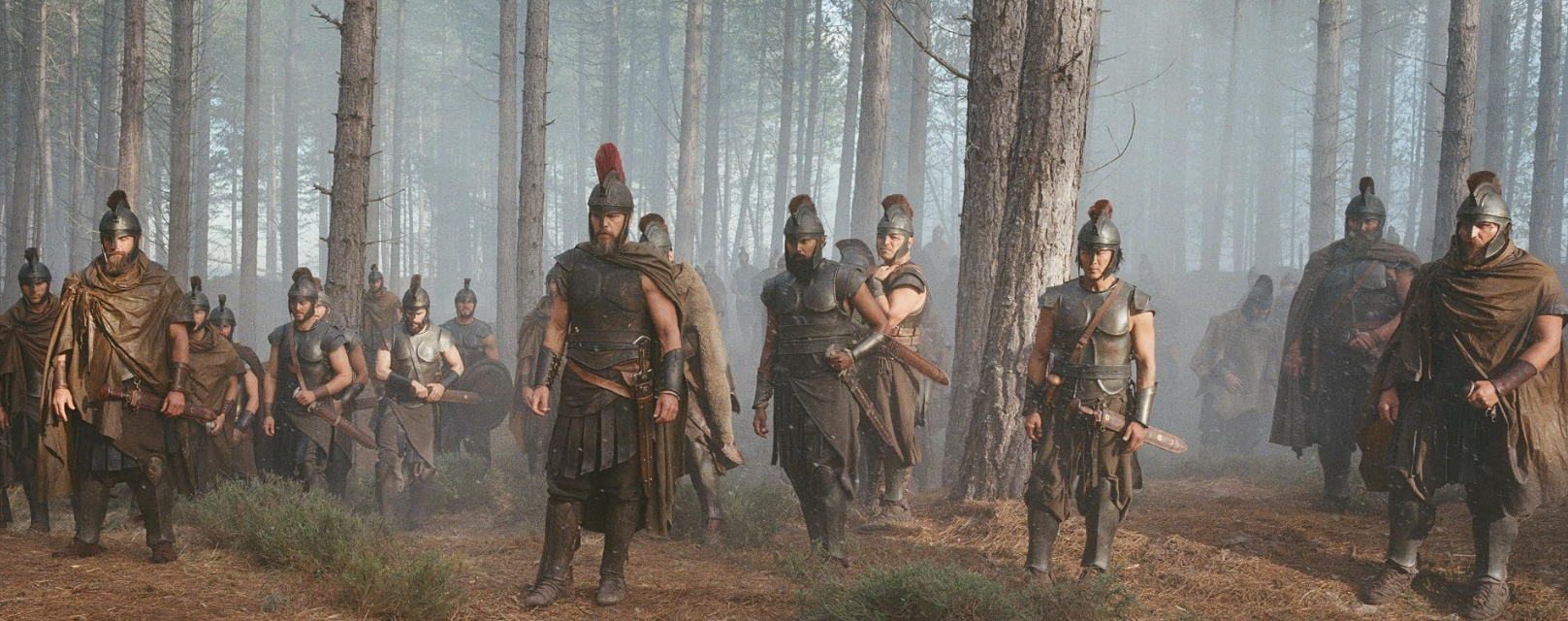 Don't tell these guys how brutally height mogged they're about to get The boys in the giants' forest